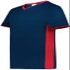 Augusta Sportswear Cutter+ V-Neck Jersey Navy/Scarlet S view 1