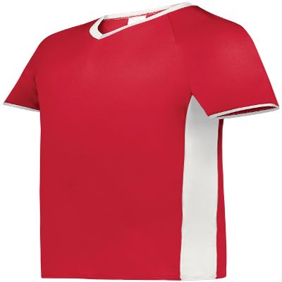 Augusta Sportswear Cutter+ V-Neck Jersey Scarlet/White L