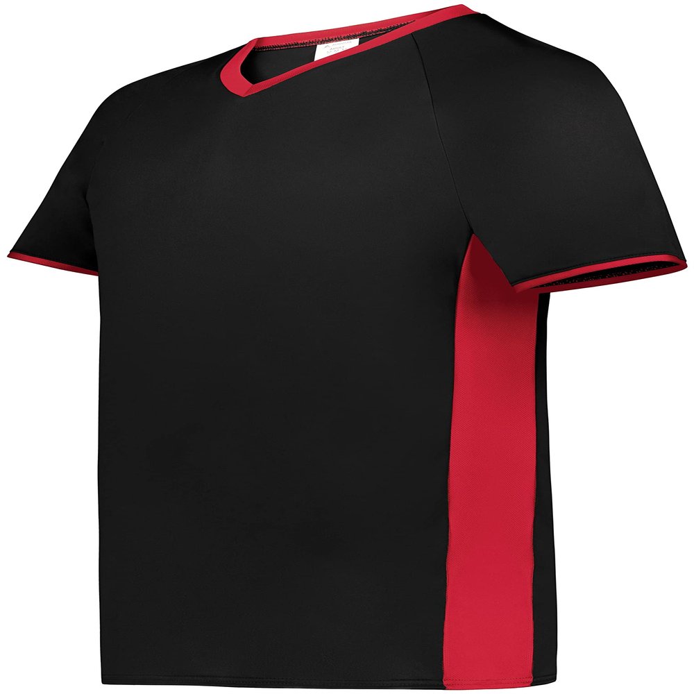 Augusta Sportswear Cutter+ V-Neck Jersey Black/Scarlet M