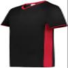 Augusta Sportswear Cutter+ V-Neck Jersey Black/Scarlet M view 1