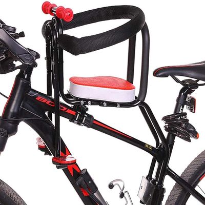HACSYP Kids Bike Seat, Bicycle Child Seat, Children Front Adjustable with Guardrail Rear Bike Seat Baby Seat Pedal, Easy to Installment