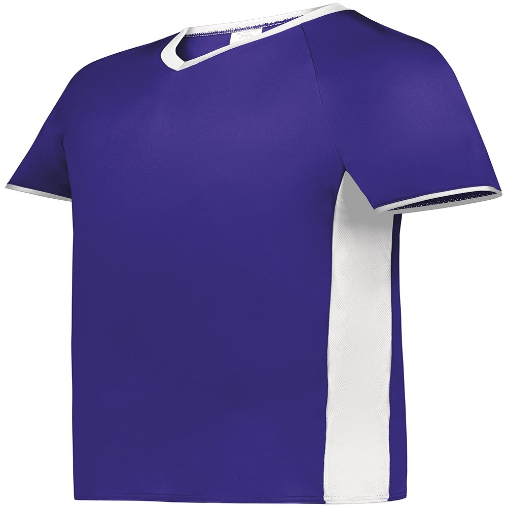 Augusta Sportswear Cutter+ V-Neck Jersey Purple/White 2XL