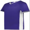 Augusta Sportswear Cutter+ V-Neck Jersey Purple/White 2XL view 1