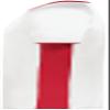 Augusta Sportswear Cutter+ V-Neck Jersey White/Scarlet 2XL view 3