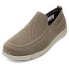 1TAZERO Slip on Shoes for Men Slip in Shoes Hands Free Loafer with Arch Support Insoles,Men Casual Shoes for Plantar Fasciitis(Khaki 9) view 1