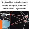LIGUOYI Outdoor Sun Shade Parasol Beach Umbrellas 6.5/7/7.7/8.3 Feet Fishing Umbrellas with Sand Anchor, Shelter Portable Windproof Stainless Steel Pole, Tilting Adjustable Height view 2