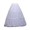 3 Hoops Petticoat Full Slip Flower Crinoline Skirt - Bridal Wedding Dress with Layered Hoop Skirt Midi Prom Retro Mesh view 1