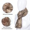 PATIKIL 63"x20" Camouflage Netting Camo Scarf, 2 Pack Camo Netting Veil Desert Mesh Scarves for Outdoor Activities, Yellow view 2
