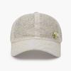 Lace Baseball Cap for Women, Bride and Groom Baseball Caps with Lace, Grace Baseball Cap with a Flower Badge (Beige) view 3