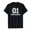 01 Girlfriend Number 1 One Funny T-Shirt view 1
