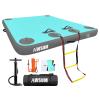 AWSUM Inflatable Floating Dock Air Dock Platform, 6ft x 5ft Floating Island Raft with Non-Slip Surface for Lake Pool Beach Ocean view 1