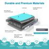 AWSUM Inflatable Floating Dock Air Dock Platform, 6ft x 5ft Floating Island Raft with Non-Slip Surface for Lake Pool Beach Ocean view 3