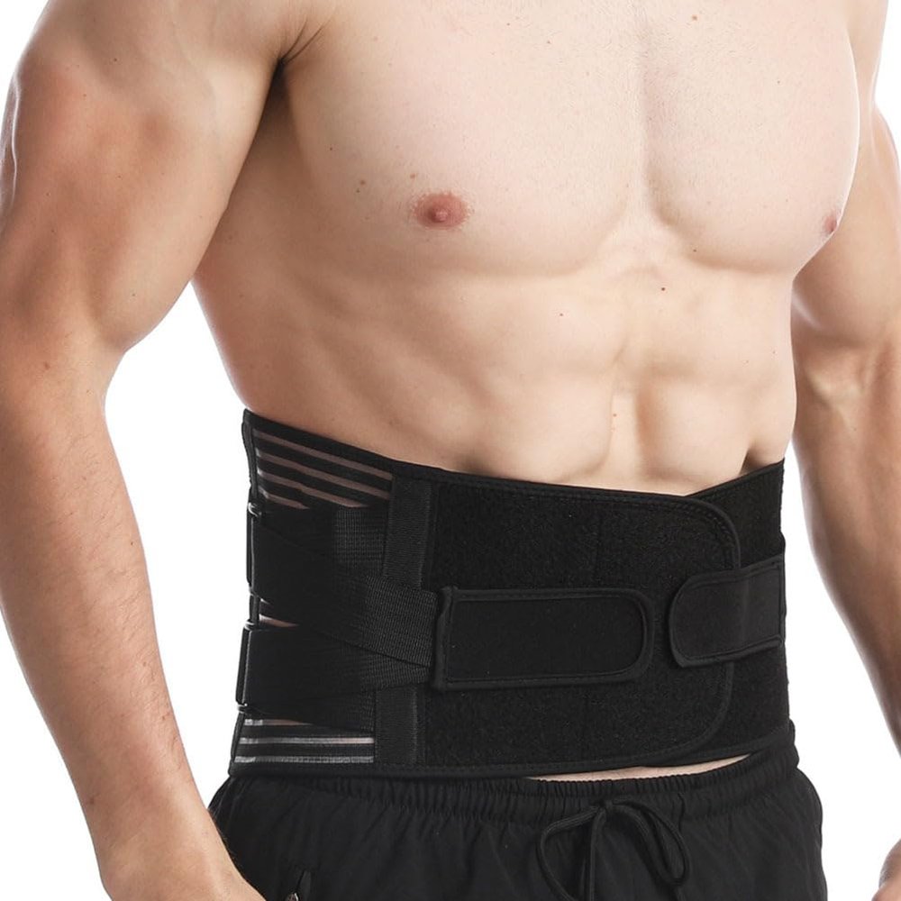 Sports Waist Belt,Waist Trainer for Men Women, Trainer Belt,Strap Back Support Brace,Adjustable Lumbar Support Brace,Breathable Fitness, for Lower Back