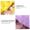 Healeved 3pcs Adjustable Satin Sleeping Hats for Boy Girl Double Layer Hair Caps Yellow Rose Red Breathable and Lightweight for Hair During Sleep and Bath view 3