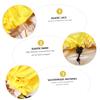 Healeved 3pcs Adjustable Satin Sleeping Hats for Boy Girl Double Layer Hair Caps Yellow Rose Red Breathable and Lightweight for Hair During Sleep and Bath view 4