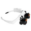 DAGIJIRD Magnifier Glass Lens Kit Adjustable LED Light Headband Magnifier Glass for Jewelry Watchmaker 3.0X / 4.0X / 5.0X / 6.0X / 7.0X / 10X view 1