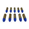 380 ACP AUTO Snap caps - Dummy Training Rounds - Set of 10 (Blue & Brass) view 3