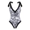 BINOXY One Piece Swimming Costume Womens Tummy Control Sexy Swimwear Ladies for Beach, Swim Pool, Tropical Vacations (Color : I, Size : Small)