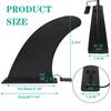 Anfyko 9" Paddle Board Fin Repalcement Universal, Nylon Fiberglass Reinforced, No-Tool Installation, Single Center Fin for Most Inflatable SUPs, Surfboard, Stand-up Paddleboard, Longboard (2PCS) view 3
