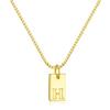 Initial Necklaces for Women 14K Gold Plated Letter Necklace Dainty Name Pendant Necklace Personalized Christmas Gifts for Women Trendy Gold Jewelry view 1