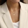 Initial Necklaces for Women 14K Gold Plated Letter Necklace Dainty Name Pendant Necklace Personalized Christmas Gifts for Women Trendy Gold Jewelry view 2