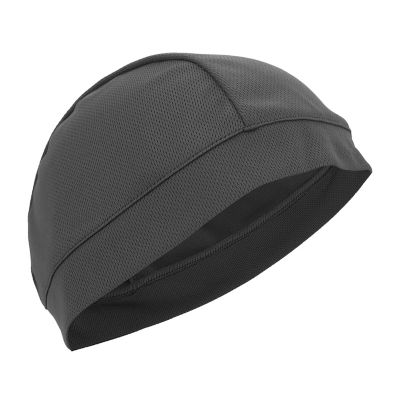 Qiilu Cycling Skull Hat, Soft Breathable Under Helmet for Men for Motorcycling(Gray)