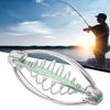 HOHXFYP 20 PcsSet Fishing Feeder,Spring Reinforcement Smooth Bait Cage,Portable 304 Stainless Steel Fishing Bait,Cage Spring for Carp Fishing Bait Holder Tool(SSilver) view 2