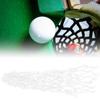 6 Pcs/Set Billiards Mesh Bag,Long Service Life Simple Practical Billiards Table Pocket,Robust Cotton Thread Billiards Net Pocket for Billiards[S-White] view 3