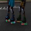 MammyGol Adjustable Inline Skates for Boys Girls Kids Youth with Light up Wheels, Green Beginner Blades Roller Skates for Boys Size 10 11 12 13 Ages 6-12 view 4