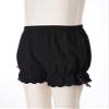Aislor Kids Girls Dance Shorts Ruffle Bowknot Bloomers with Lace Trim Pettipant Safety Shorts Undershorts Underwear Black 9-10 Years view 4
