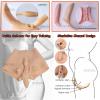 DUEVEL Realistic Silicone Panties Crossdressing Underwear Control Shorts Butt Lifter Panty for Crossdresser Transgender Drag Queen,White,pluggable view 3