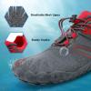 XIHALOOK Hiking Water Shoes for Women Men Minimalist Shoes Barefoot for Paddle Boarding, Rock Climbing Black Red, 8.5 Women/7 Men view 3