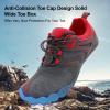 XIHALOOK Hiking Water Shoes for Women Men Minimalist Shoes Barefoot for Paddle Boarding, Rock Climbing Black Red, 8.5 Women/7 Men view 4