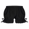 easyforever Kids Girls Dance Shorts Pumpkin Bloomers Ruffle Lace Bowknot Pettipant Security Short Pants Undershorts Black 13-14 Years view 1