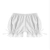 Aislor Kids Girls Dance Shorts Ruffle Bowknot Bloomers with Lace Trim Pettipant Safety Shorts Undershorts Underwear White 9-10 Years view 3