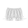 Aislor Kids Girls Dance Shorts Ruffle Bowknot Bloomers with Lace Trim Pettipant Safety Shorts Undershorts Underwear White 9-10 Years view 4