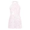 Agoky Kids Girls Shiny Ballet Dance Dress Jazz Latin Modern Dance Outfits Stage Performance Costume Dancewear Activewear Pink C 12 Years view 1