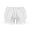 easyforever Kids Girls Dance Shorts Pumpkin Bloomers Ruffle Lace Bowknot Pettipant Security Short Pants Undershorts White 13-14 Years view 1