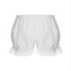 easyforever Kids Girls Dance Shorts Pumpkin Bloomers Ruffle Lace Bowknot Pettipant Security Short Pants Undershorts White 13-14 Years view 2