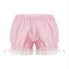 easyforever Kids Girls Dance Shorts Pumpkin Bloomers Ruffle Lace Bowknot Pettipant Security Short Pants Undershorts Pink 7-8 Years view 1