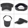 3 Pack Sun Visors for Women Men Cooling Lightweight Sports Sun Hats Adjustable Twill Cotton Run Visor view 4