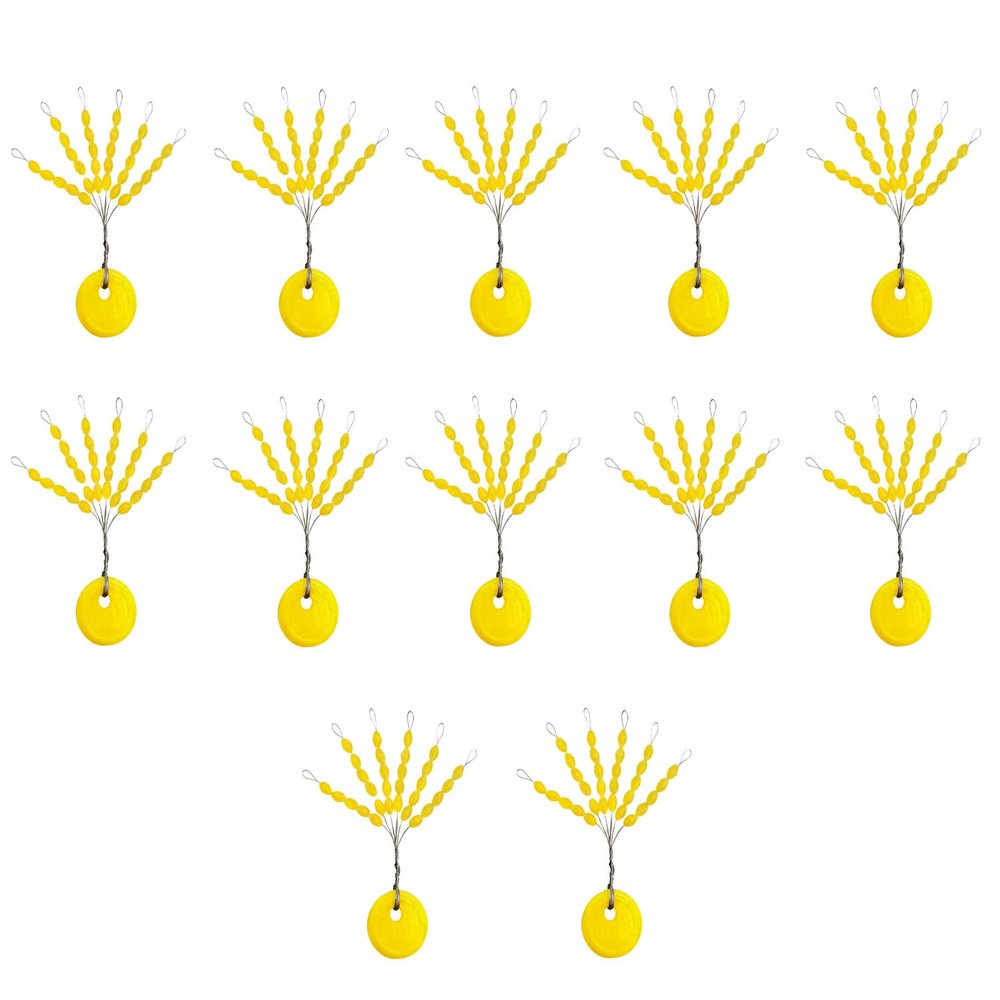 Drchoer Fishing Bobber Stoppers Line Stops: 300pcs Sinker Float Stops for Bass Fishing - Texas Rig Weight Stoppers Orange Size Small