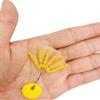 Drchoer Fishing Bobber Stoppers Line Stops: 300pcs Sinker Float Stops for Bass Fishing - Texas Rig Weight Stoppers Orange Size Small view 3