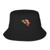 Belgium Flag Map Little-Known Waterproof Secret That Adult Double Decker Fisherman Hat for You to Resist The Surprises Brought by Rainwater Black view 1