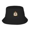 Knights Templar Coat of Arms Flag Little-Known Waterproof Secret That Adult Double Decker Fisherman Hat for You to Resist The Surprises Brought by Rainwater Black view 1
