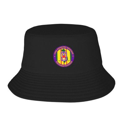 199th Light Infantry Brigade Vietnam Veteran Little-Known Waterproof Secret That Adult Double Decker Fisherman Hat for You to Resist The Surprises Brought by Rainwater Black