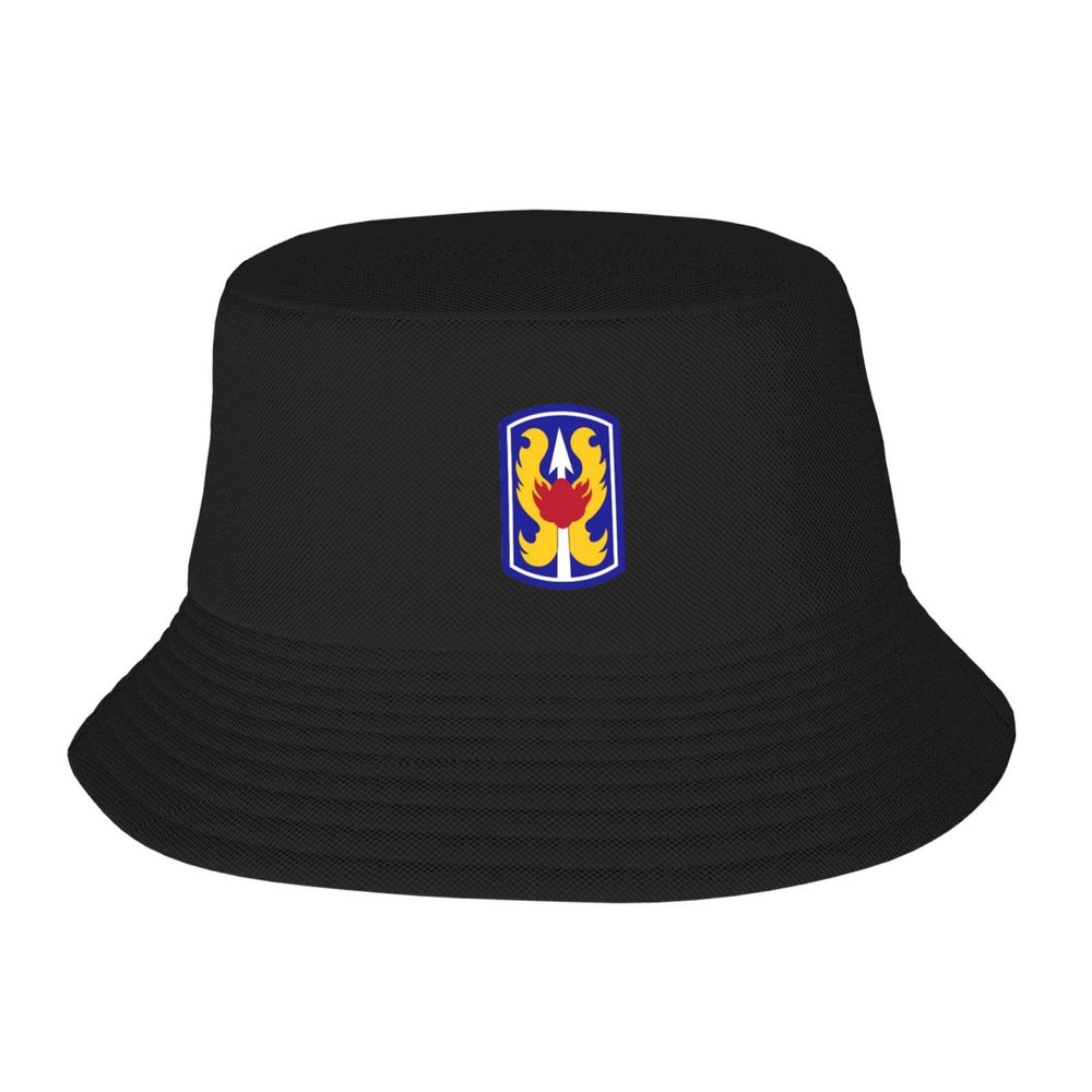 199th Light Infantry Brigade Vietnam Veteran Little-Known Waterproof Secret That Adult Double Decker Fisherman Hat for You to Resist The Surprises Brought by Rainwater Black
