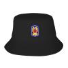 199th Light Infantry Brigade Vietnam Veteran Little-Known Waterproof Secret That Adult Double Decker Fisherman Hat for You to Resist The Surprises Brought by Rainwater Black view 1