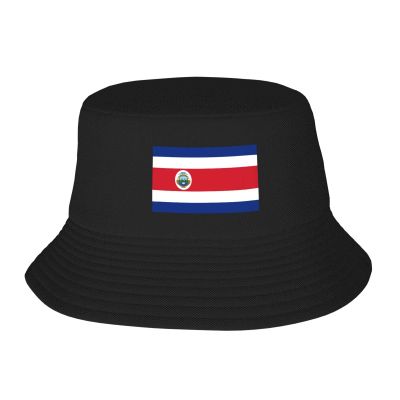 Costa Rica Flag Little-Known Waterproof Secret That Adult Double Decker Fisherman Hat for You to Resist The Surprises Brought by Rainwater Black