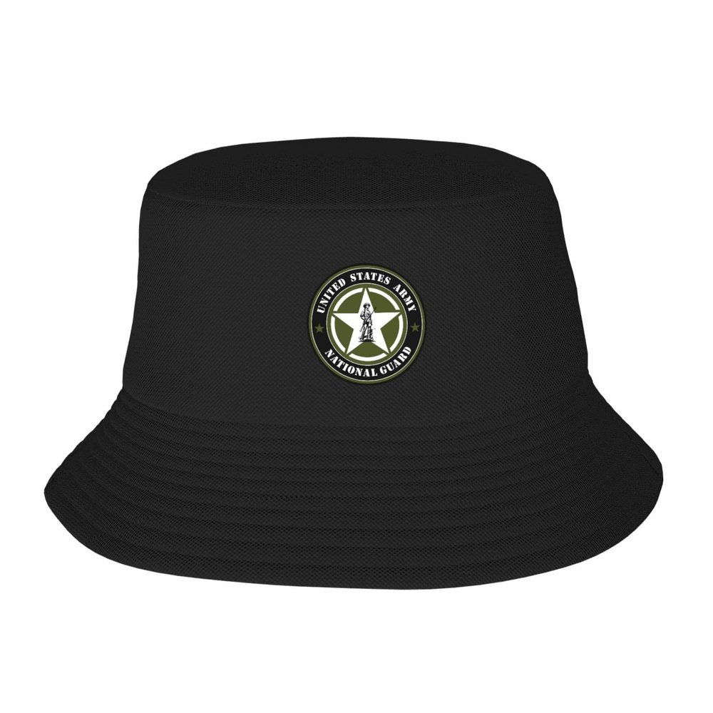United States National Guard Little-Known Waterproof Secret That Adult Double Decker Fisherman Hat for You to Resist The Surprises Brought by Rainwater Black